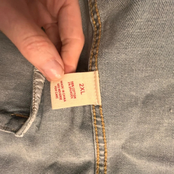 Zig Zag Stripe Denim Shirt / Jacket - Size 2XL - Picture 9 of 10